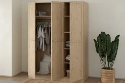 Billund garderobeskap 3 dørs