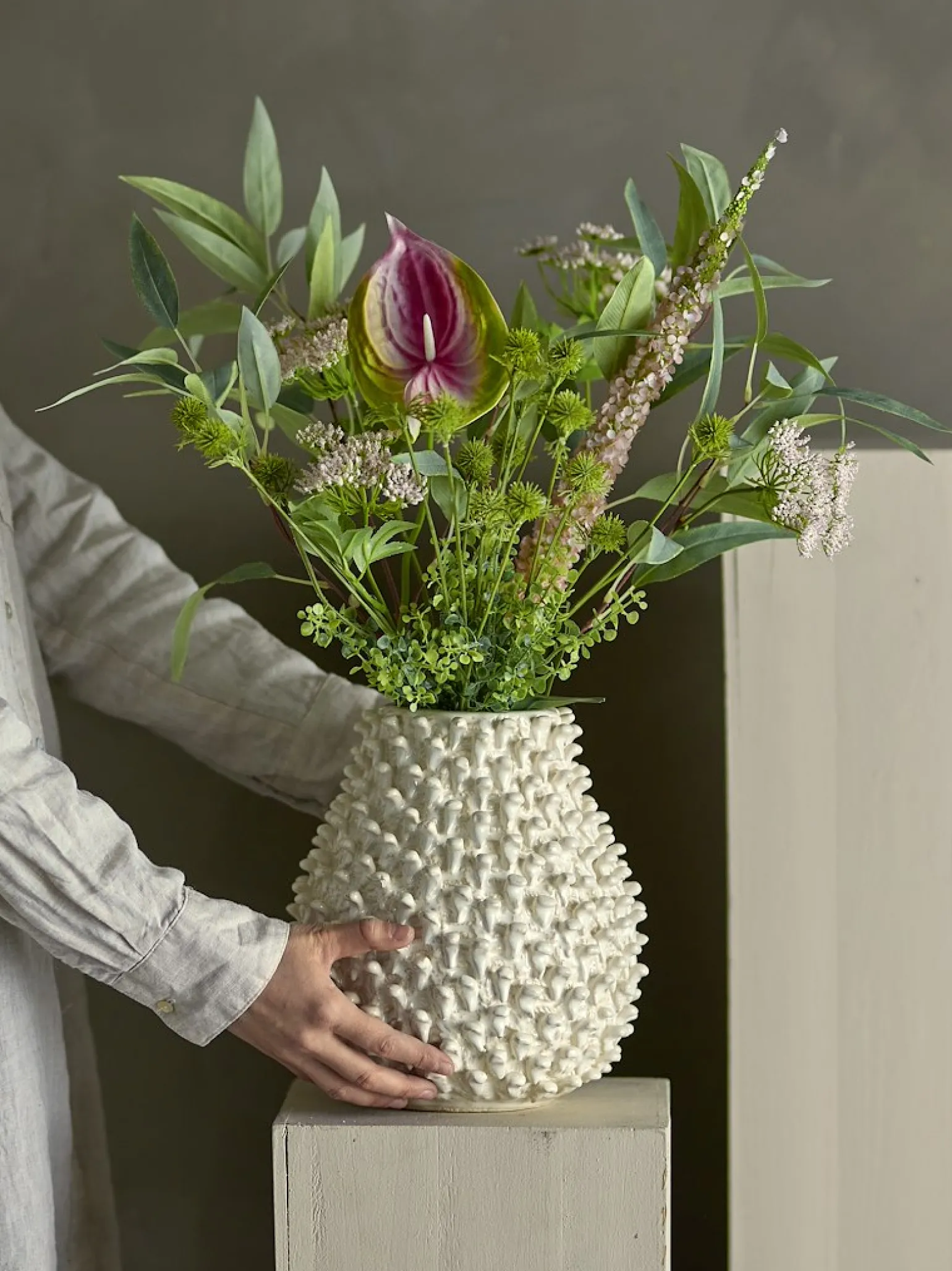 Blush blomsterbukett