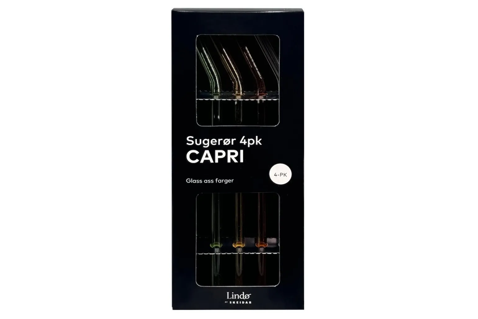 Capri sugerør 4pk