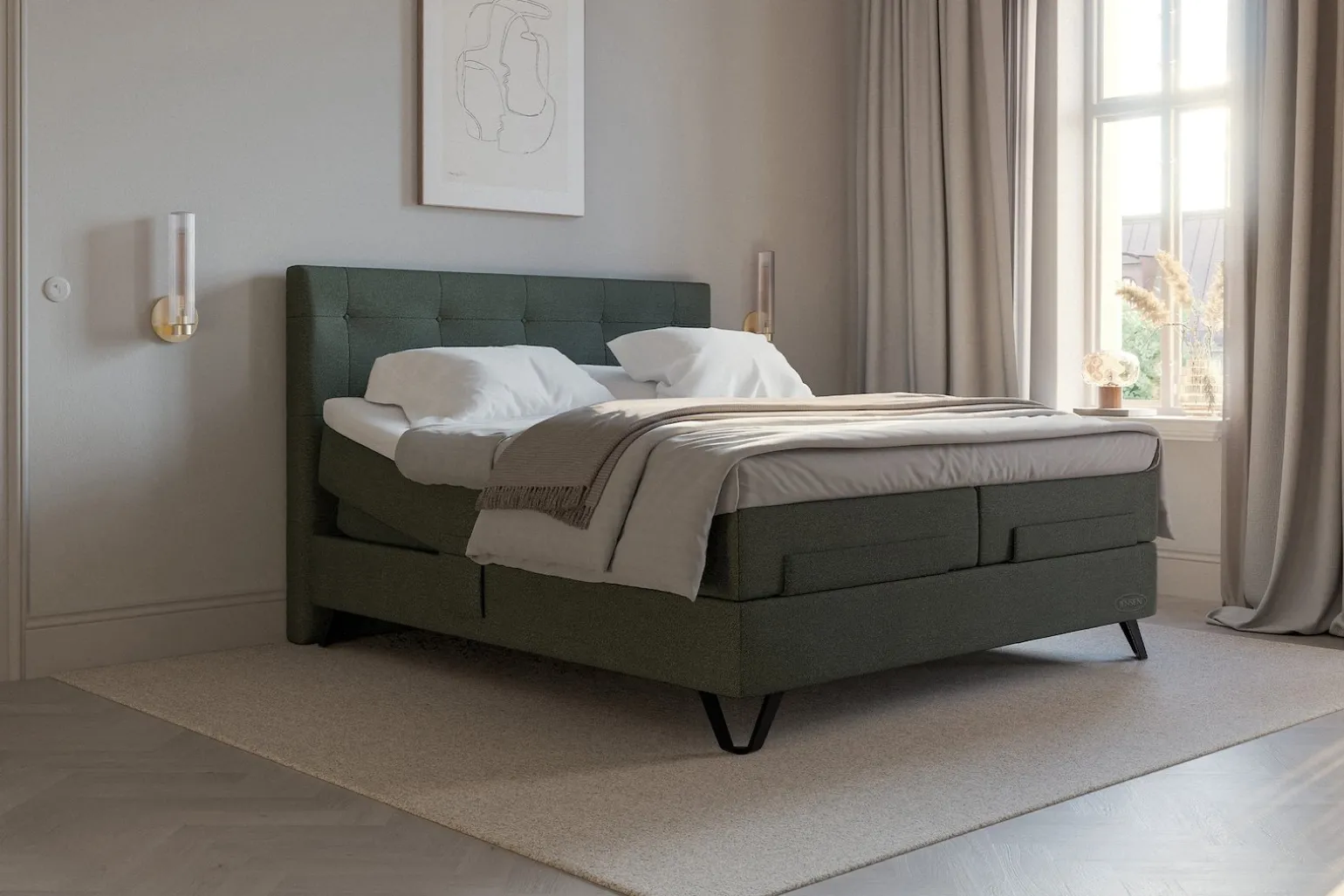 Carat aqtive II regulerbar seng 90x210 cm