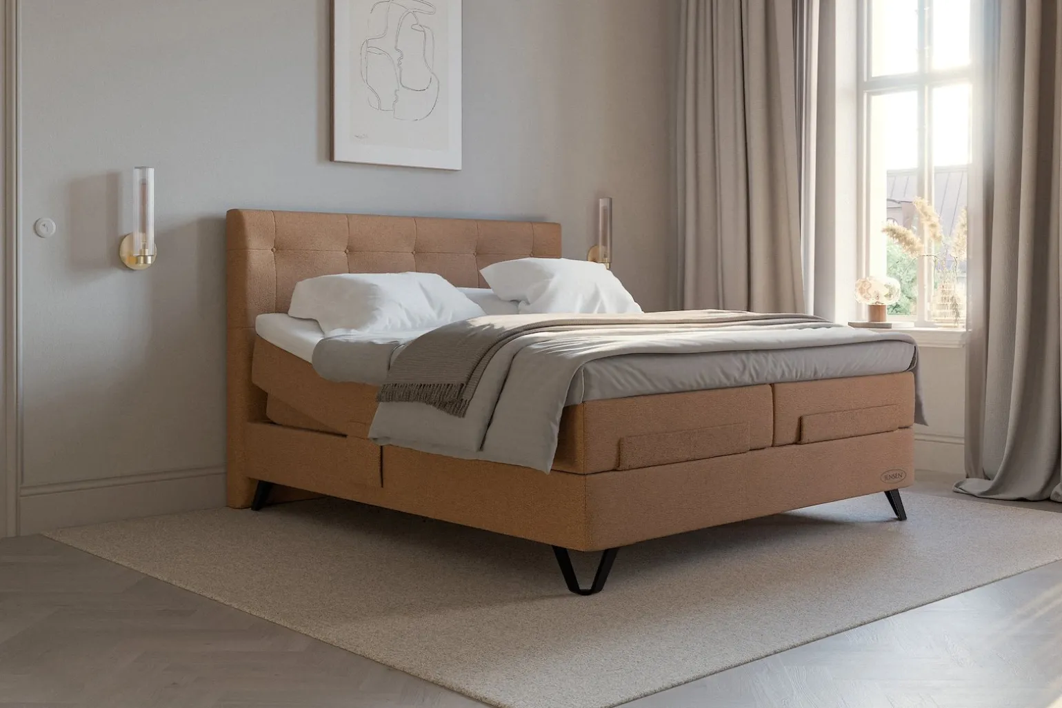 Carat aqtive II regulerbar seng 180x200 cm