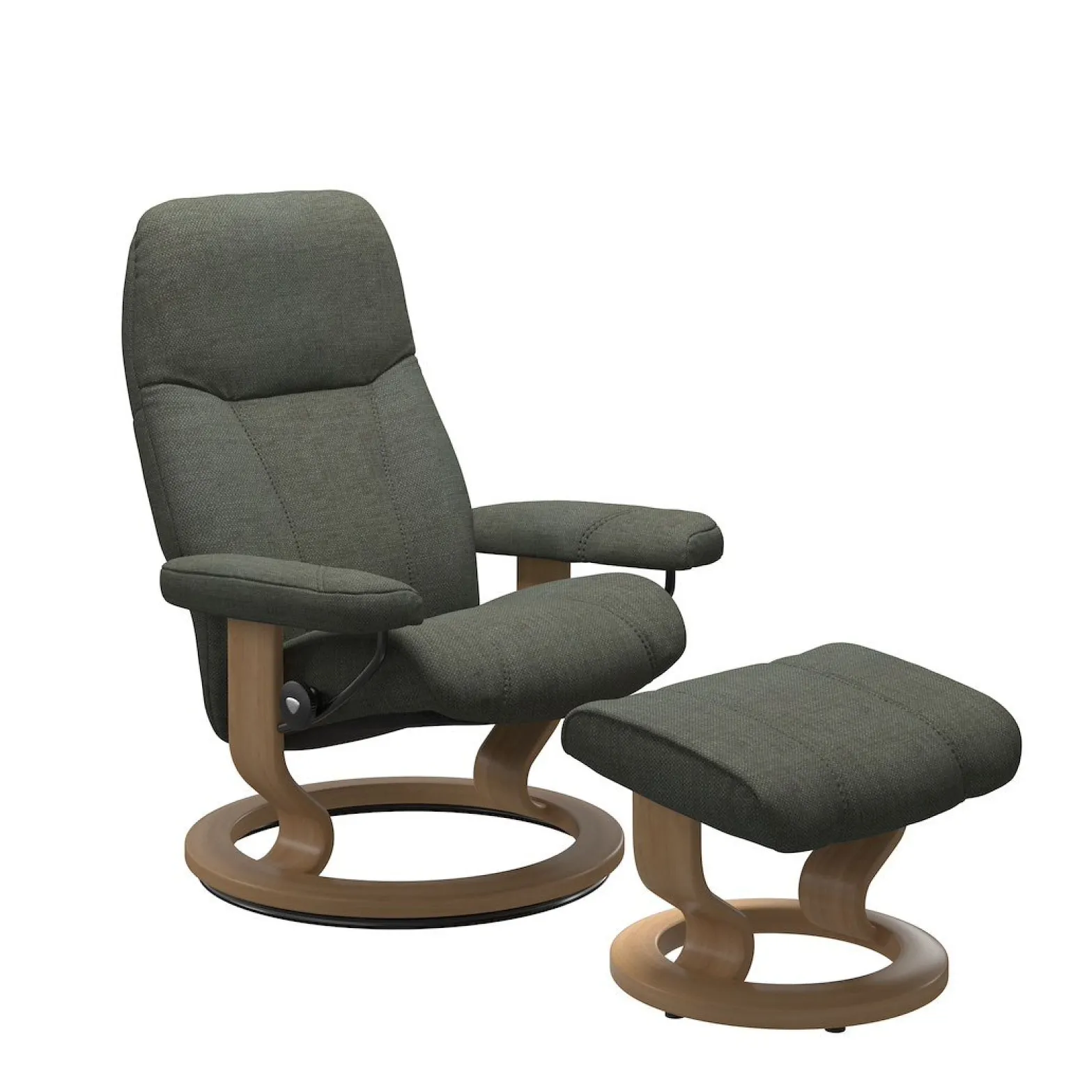 Consul (M) Classic lenestol med krakk