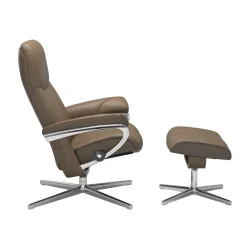 Consul (M) Cross lenestol med krakk