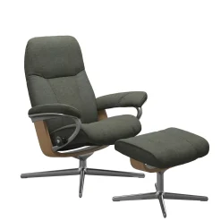 Consul (M) Cross lenestol med krakk