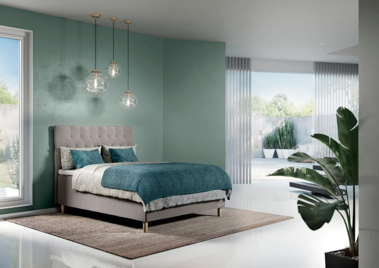 Corinne Exclusive Kontinentalseng 180x200 cm