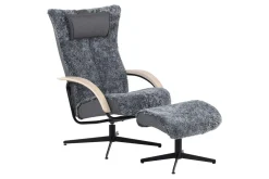 Delta Jive Wood Lenestol med krakk