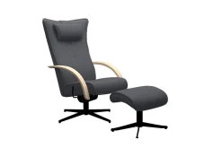 Delta Motion Wood lenestol med krakk