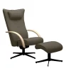 Delta Motion Wood lenestol med krakk