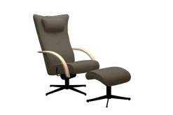 Delta Motion Wood lenestol med krakk