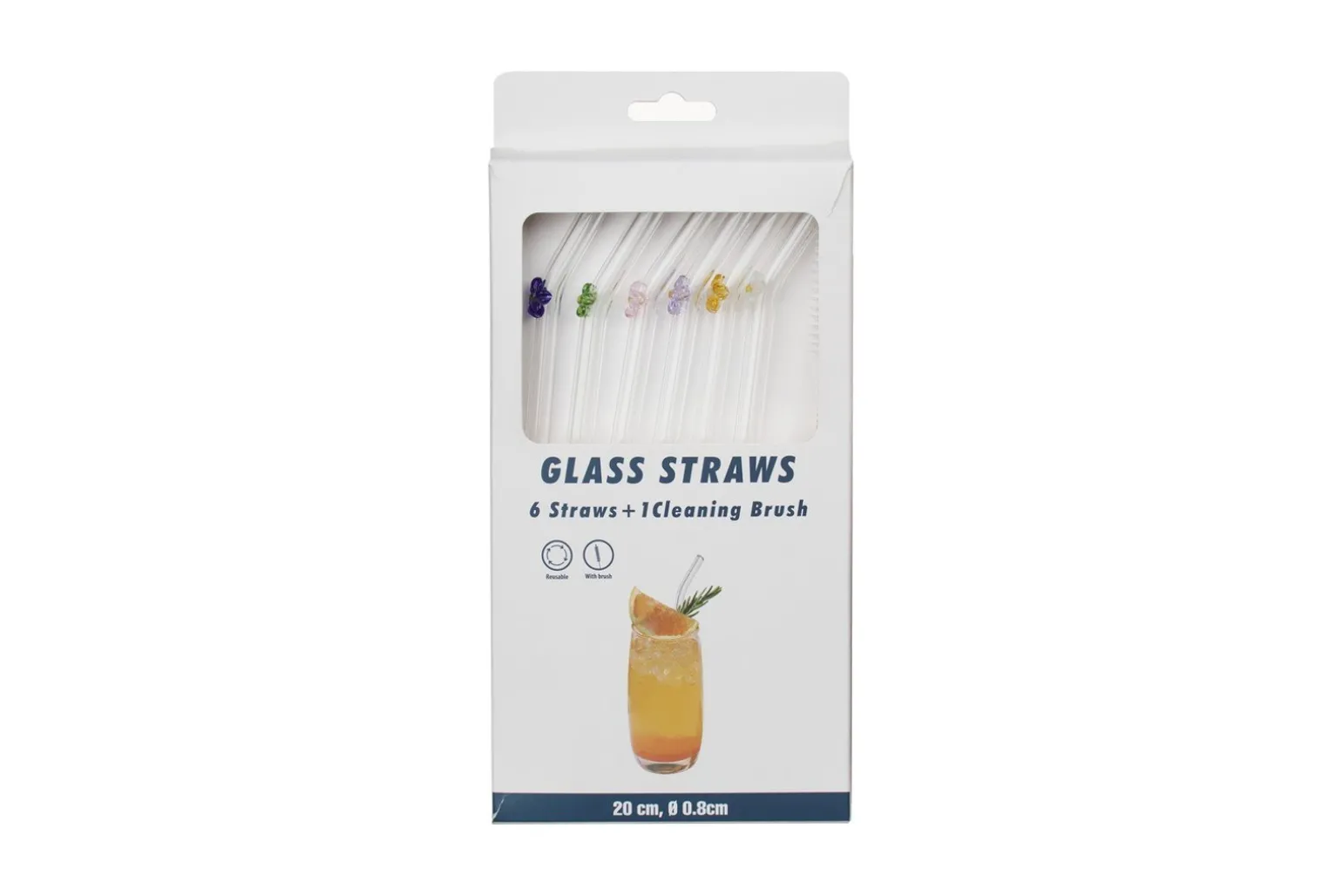 Flower sugerør 6pk