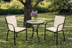Glimminge caféstol med armlene