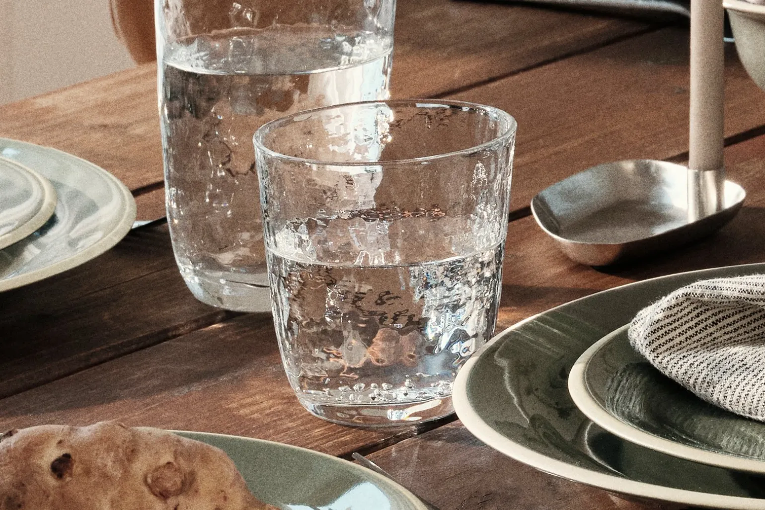 Hammered drikkeglas