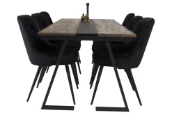 Jakarta og Velvet Deluxe Spisegruppe