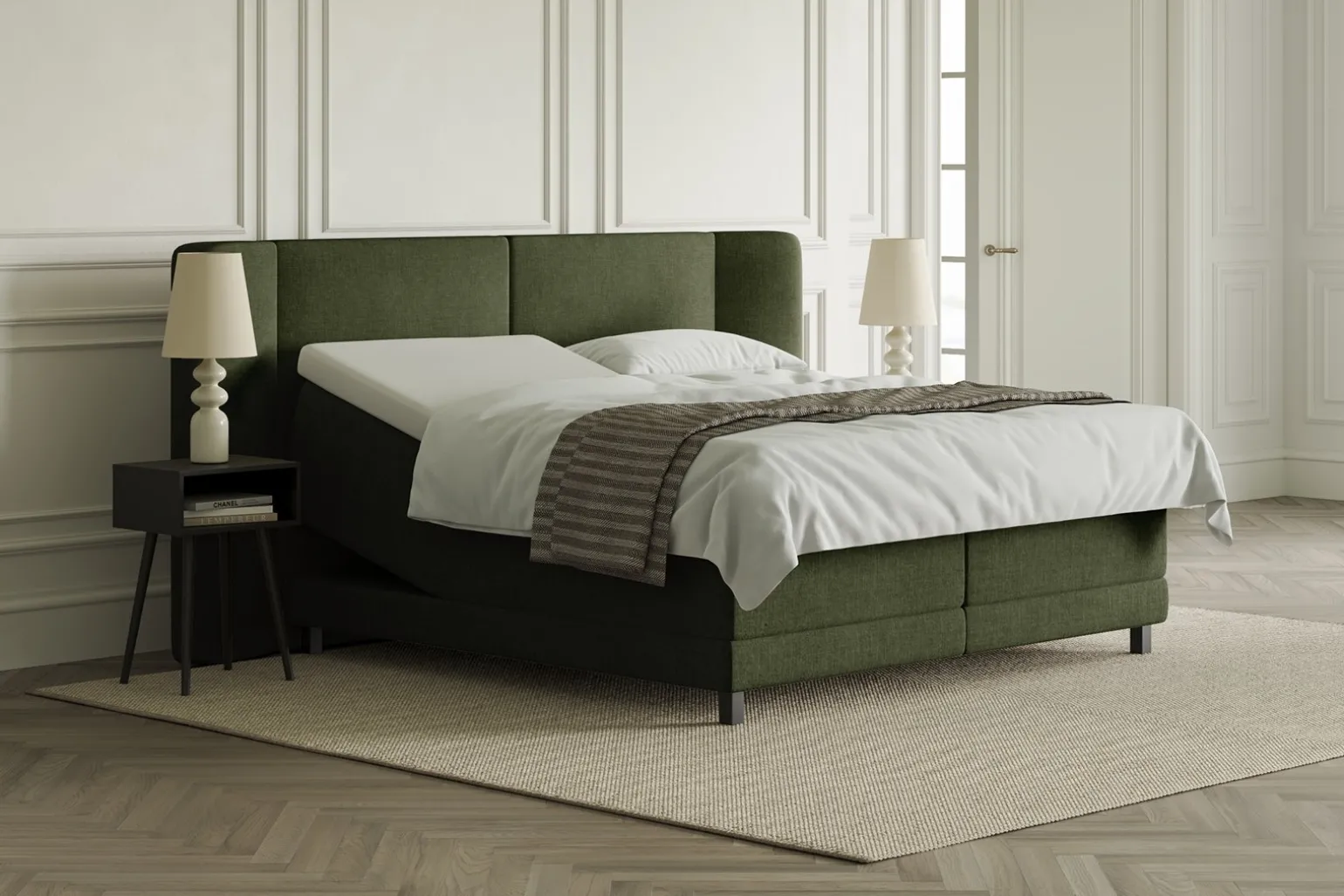 Lux 3 regulerbar seng 160x200 cm