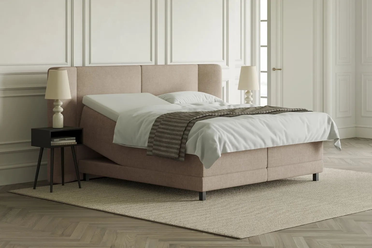 Lux 3 regulerbar seng 180x200 cm