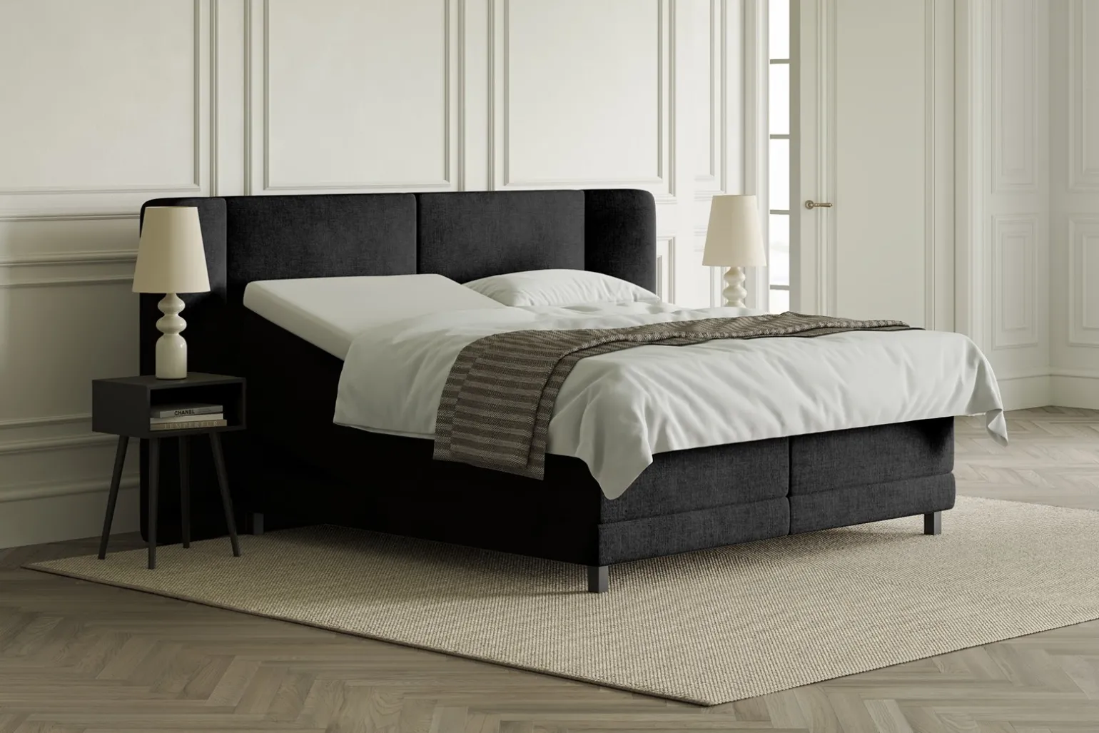 Lux 3 regulerbar seng 160x200 cm