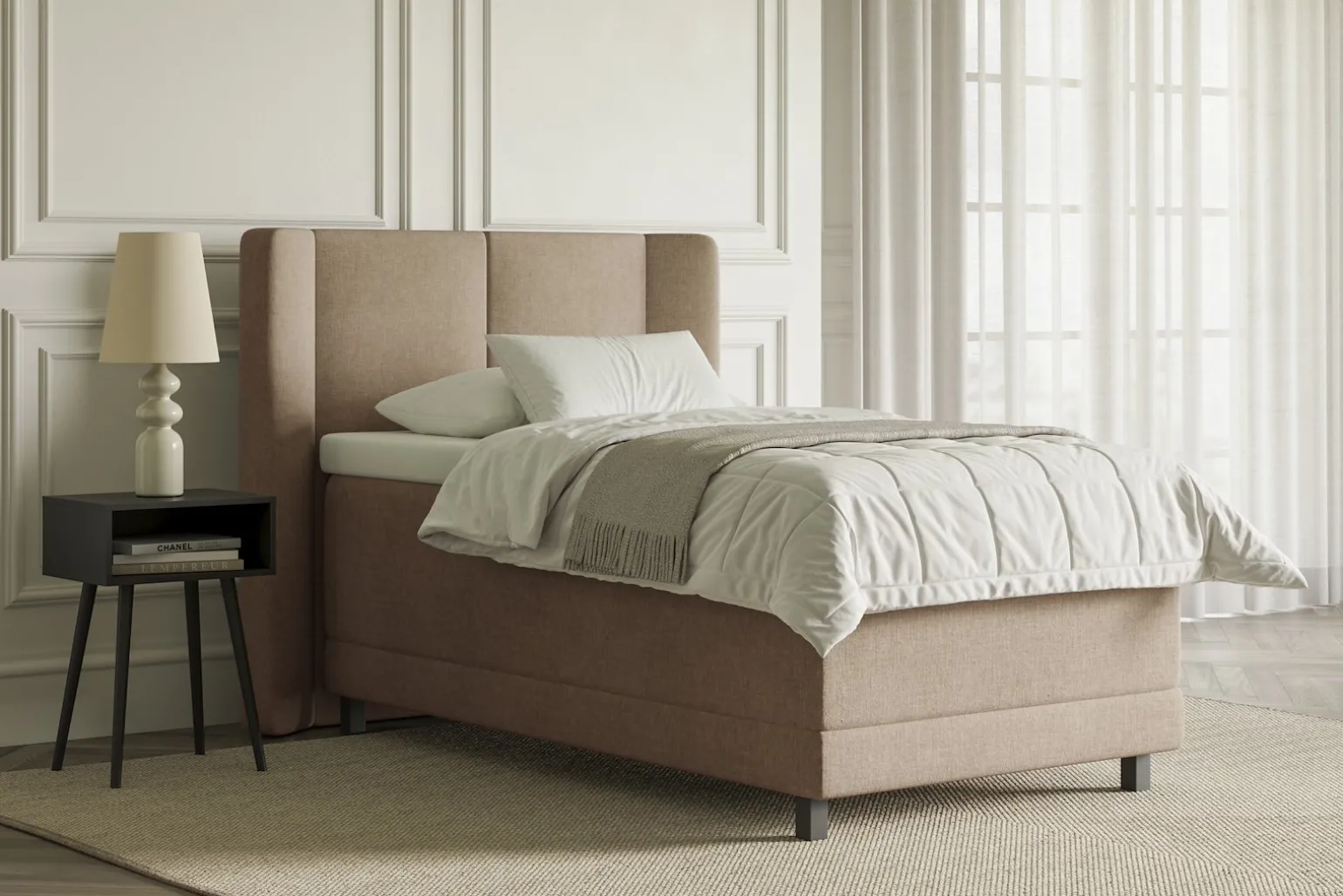 Lux 3 regulerbar seng 90x200 cm