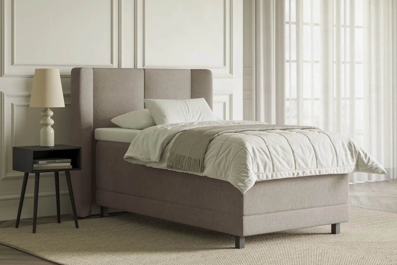 Lux 3 regulerbar seng 80x200 cm