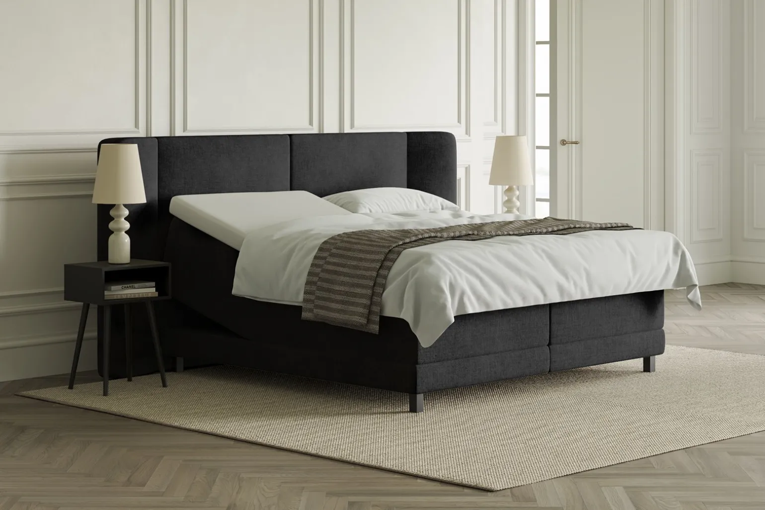 Lux 3 regulerbar seng 180x210 cm