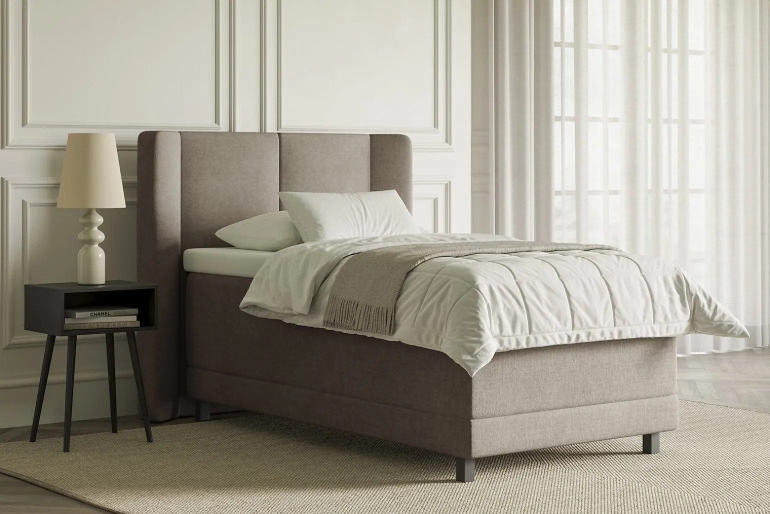 Lux 3 regulerbar seng 80x200 cm
