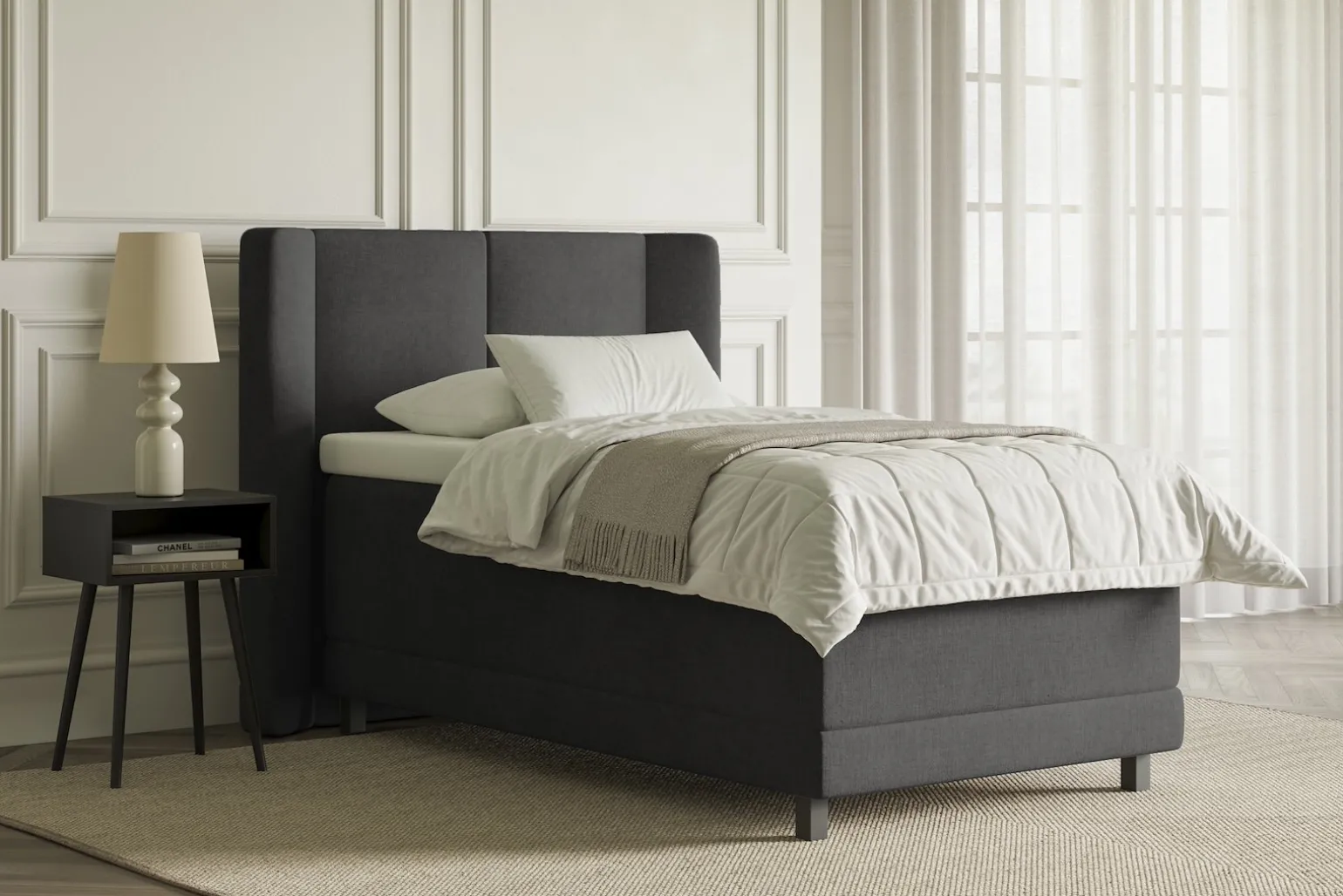 Lux 3 regulerbar seng 80x200 cm