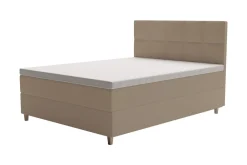 Premium 10 kontinentalseng med sengegavl 210x210 cm
