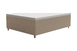 Premium 10 kontinentalseng med sengegavl 210x210 cm