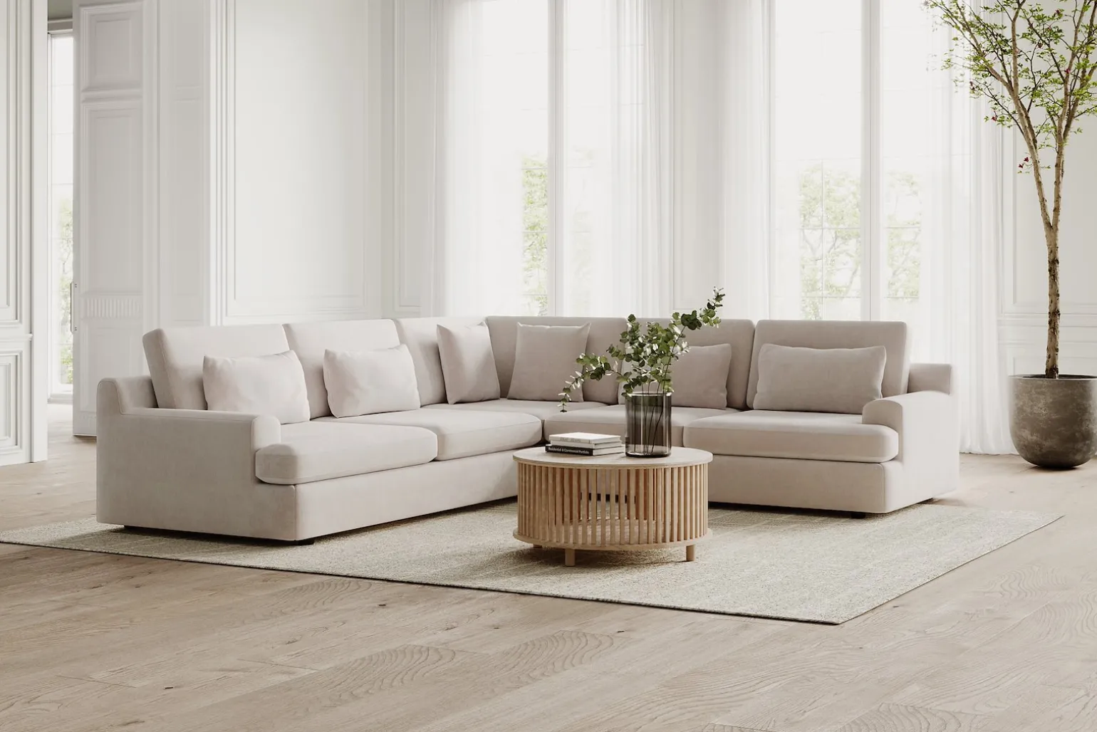 Roma 2,3 hjørnesofa