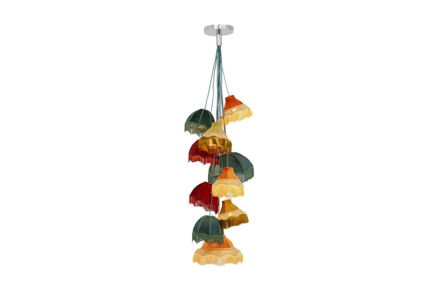 Saloon frynser taklampe