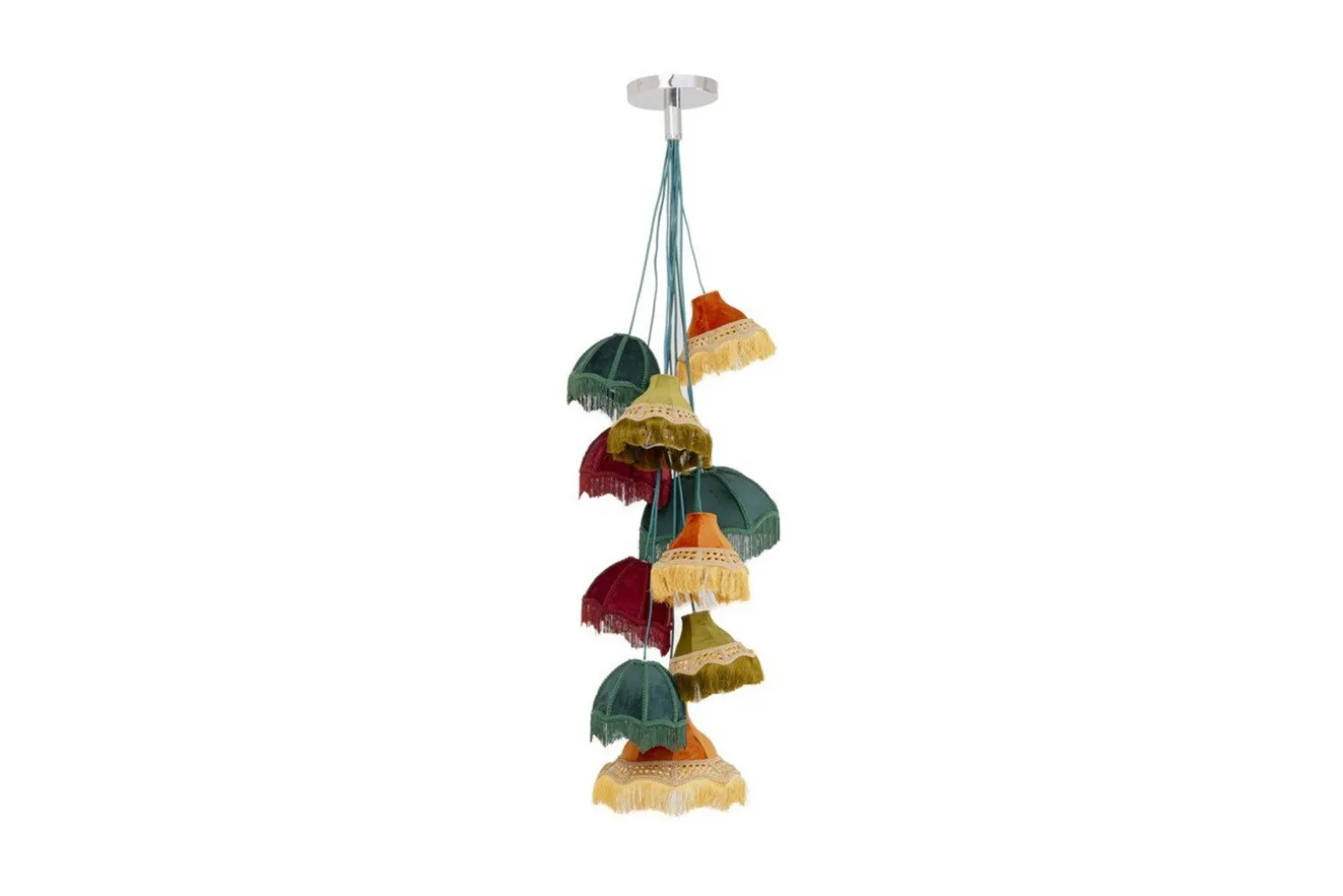 Saloon frynser taklampe