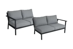 Samvaro lav 2-seter utesofa ned 1 arm