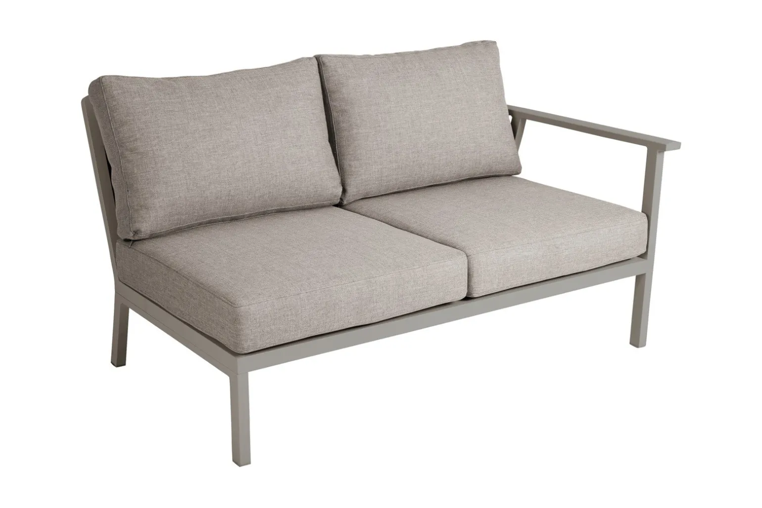 Samvaro lav 2-seter utesofa ned 1 arm