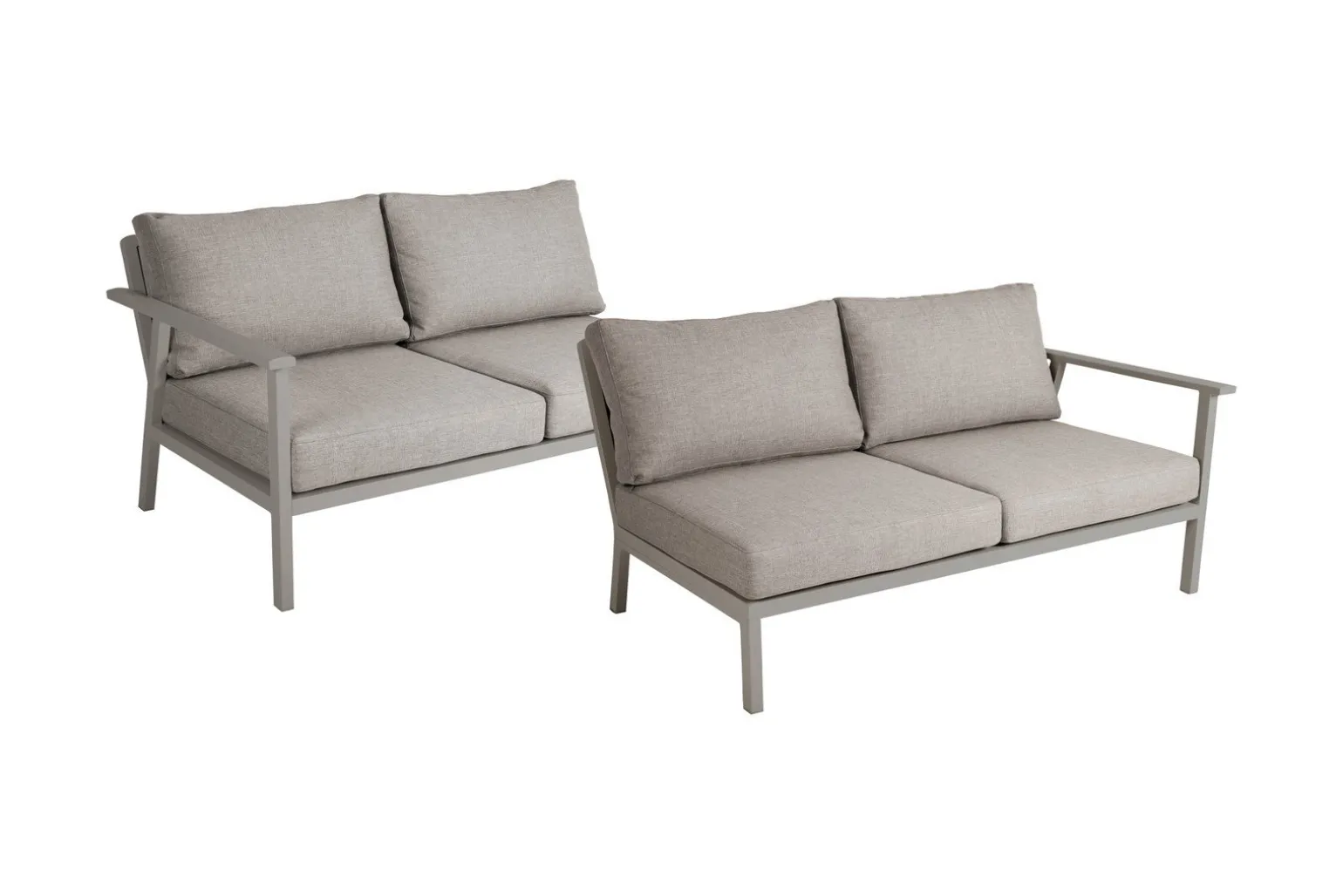 Samvaro lav 2-seter utesofa ned 1 arm