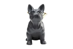Sittende Engelhund dekorasjon