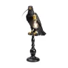 Sittende kråke bordlampe