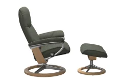 Stressless® Consul (M) Signature lenestol med krakk