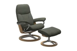 Stressless® Consul (M) Signature lenestol med krakk