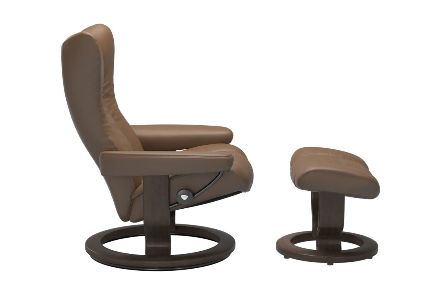 Stressless® Wing (M) Classic lenestol med krakk