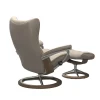 Stressless® Wing (M) Lenestol med krakk