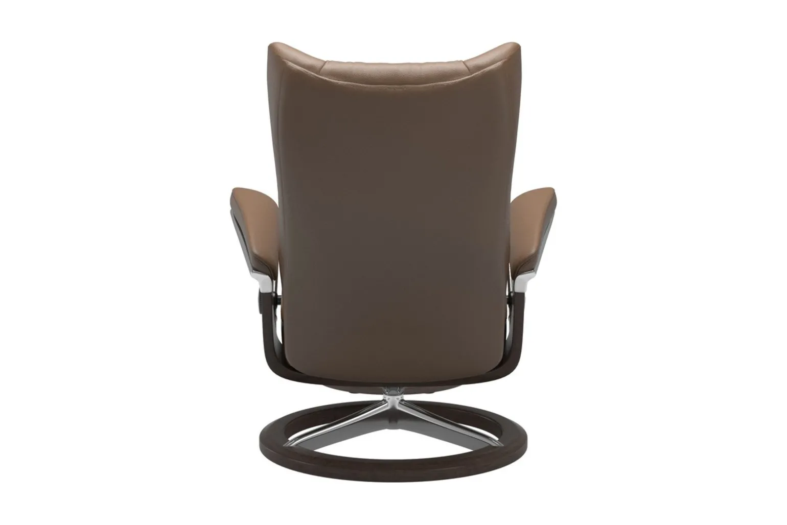 Stressless® Wing (M) Signature lenestol med krakk