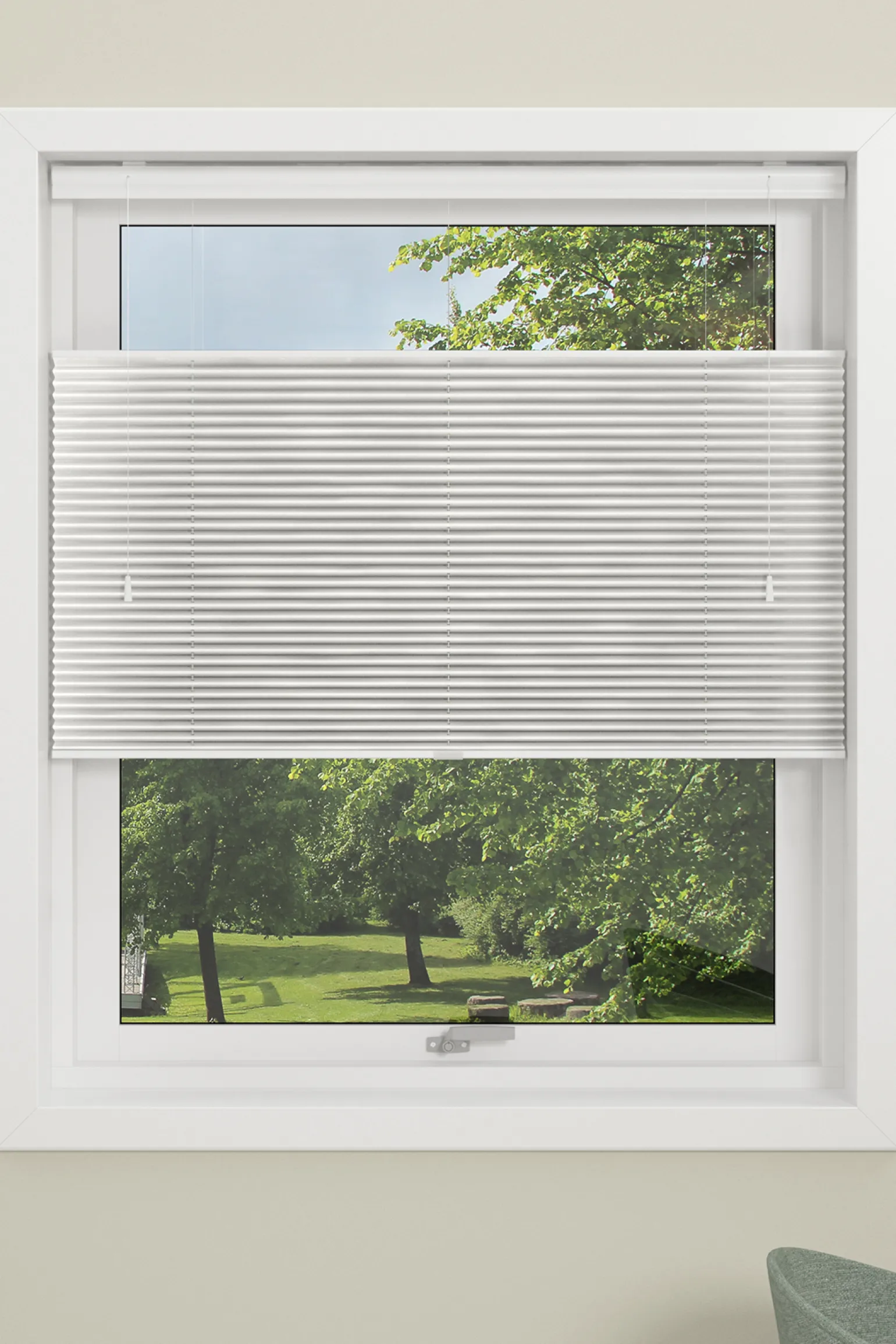 Touch Split plissegardin