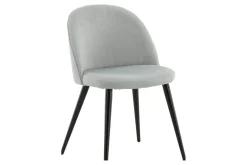 Velvet spisestol Sett av 2