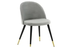 Velvet spisestol Sett av 2