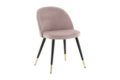 Velvet spisestol. Sett av 2