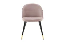 Velvet spisestol. Sett av 2