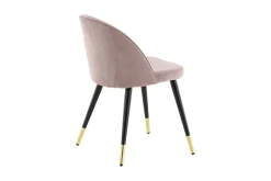 Velvet spisestol. Sett av 2