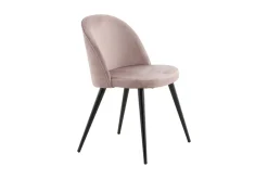 Velvet spisestol. Sett av 2