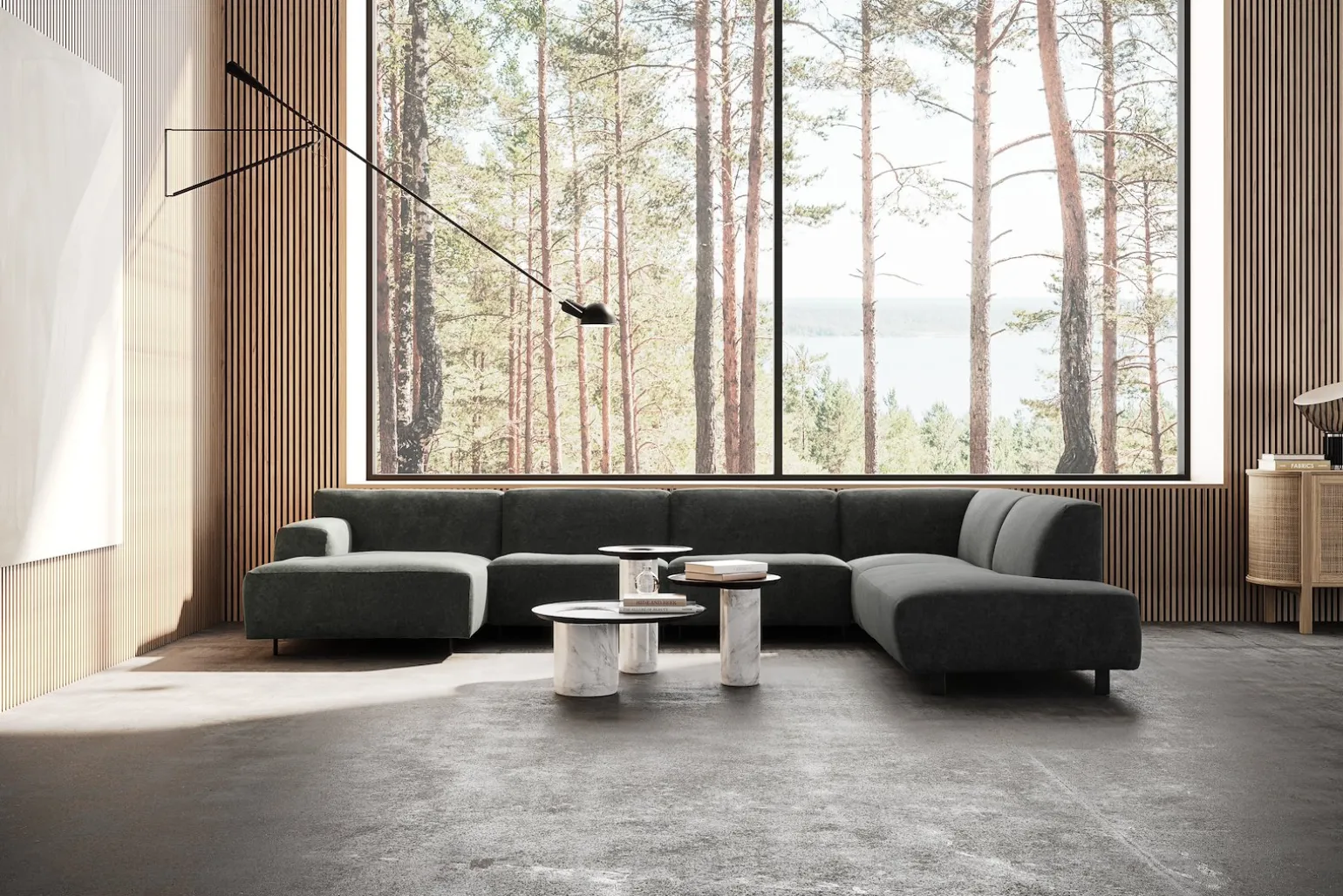 Vesta U-sofa