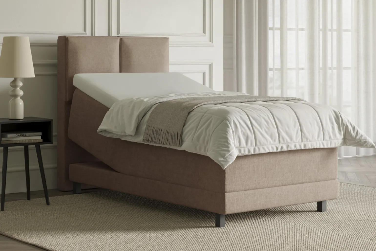 XOV Lux 2 regulerbar seng 90x200 cm