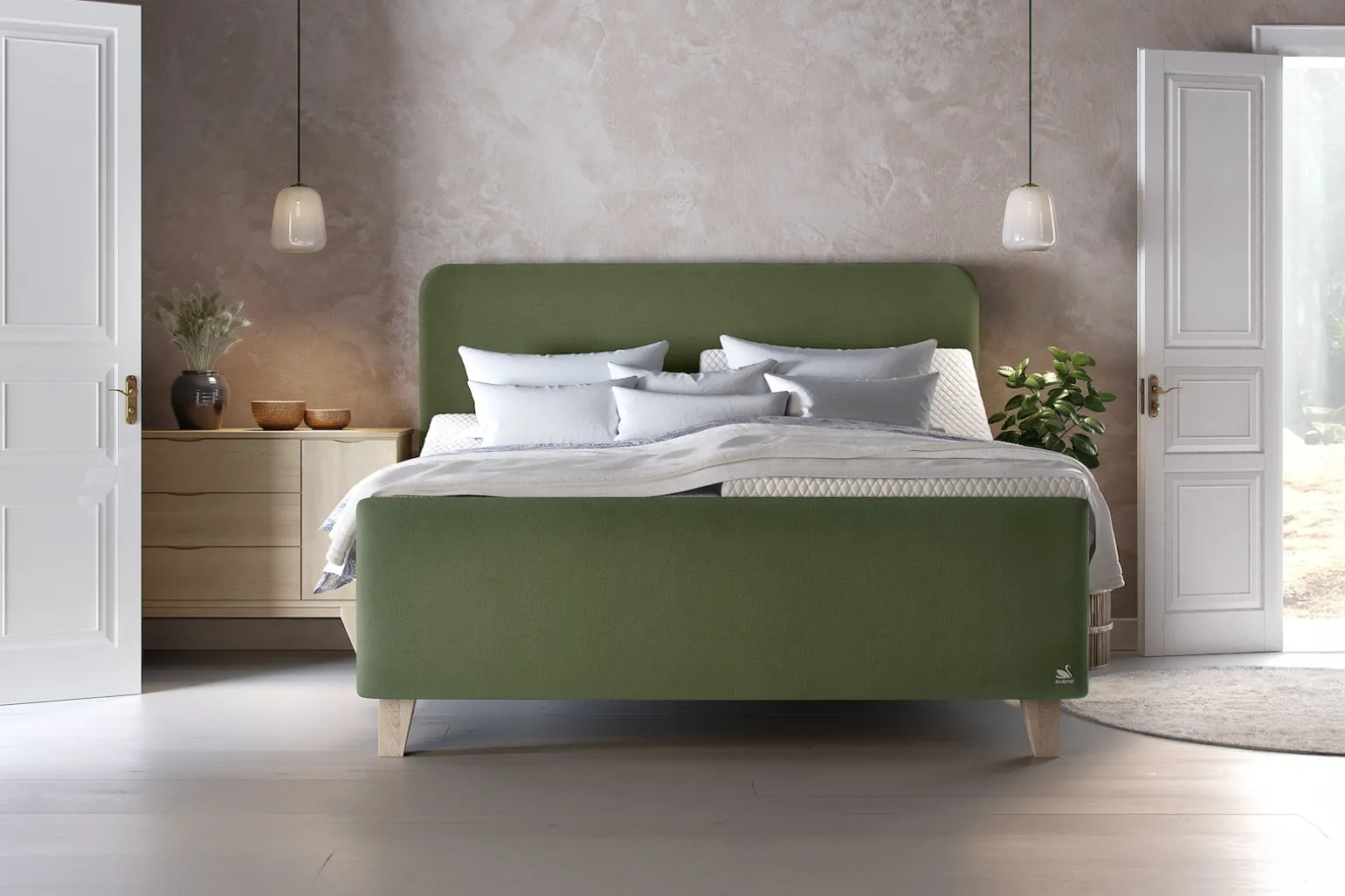 Zenon Regulerbar seng 180x210 cm